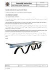 Assembly instruction Support arm for cable trolley system